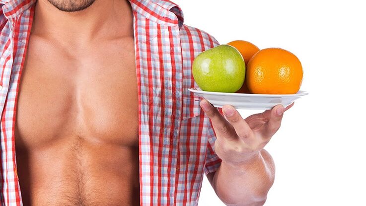 A man with fruit can keep potency high