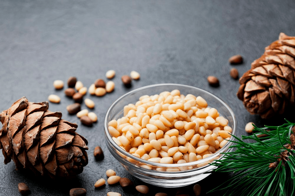 pine nuts for effect