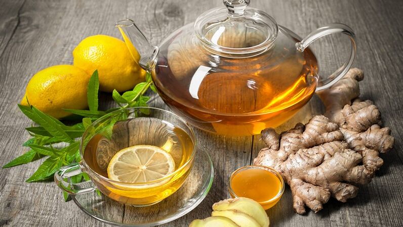 Prepare and drink ginger tea to improve potency
